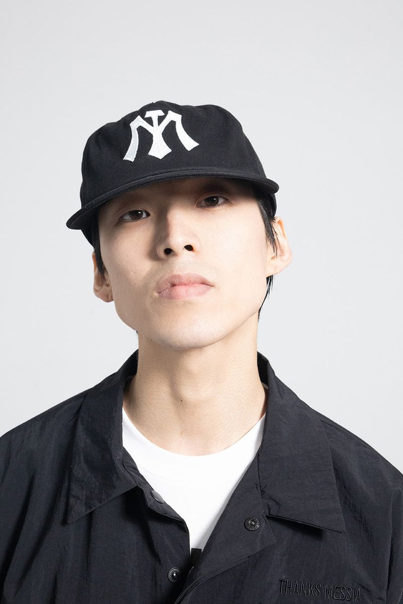 TM YANKEES LOGO CAP-BLACK