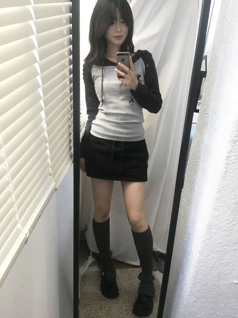 Cotton banding skirt