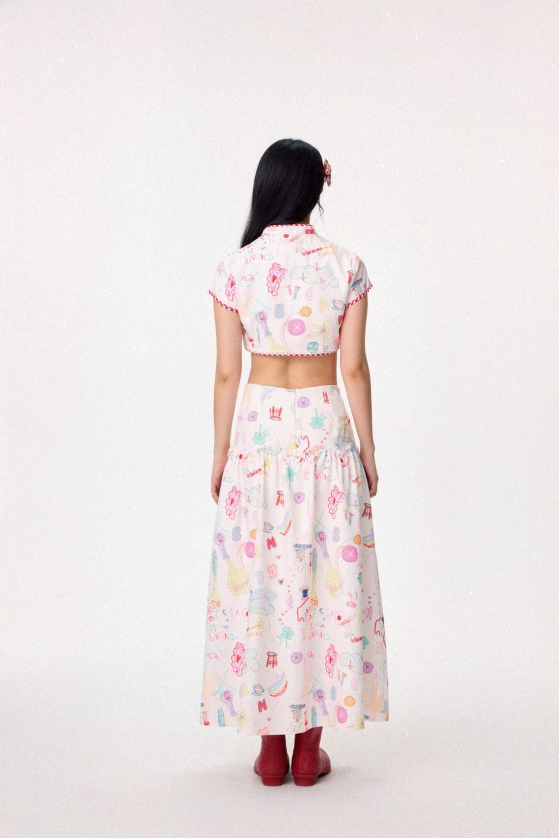 Dear Days Maxi Skirt (Cream)