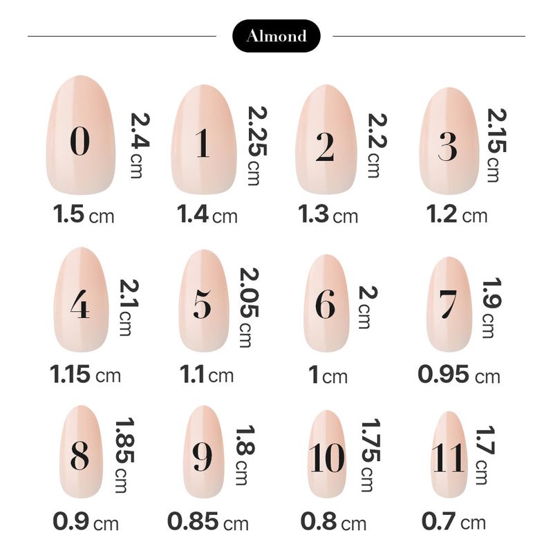MUZMAK Reusable Nail Tip Starry(Almond)