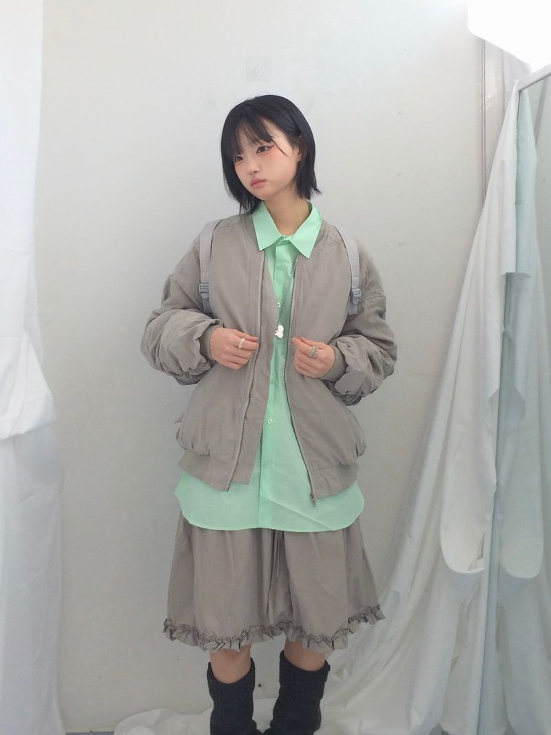 light cotton oversized shirt