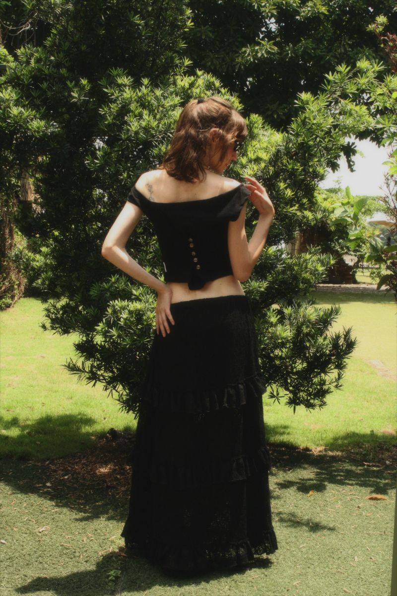 Lace Long Skirt