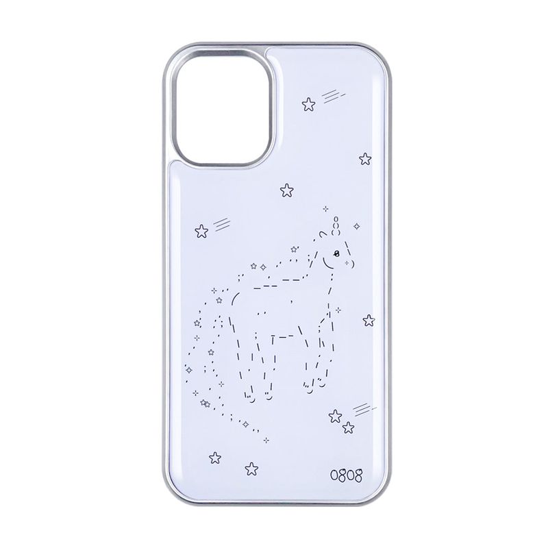 ZERO EIGHT ZERO EIGHT（ゼロ エイト ゼロ エイト）の「[MADE] unicorn 絵文字フォンケース (silver)（スマホグッズ/小物）」