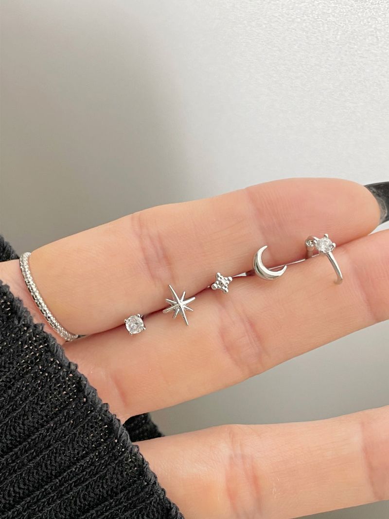 [5 set] moon twinkle piercing set