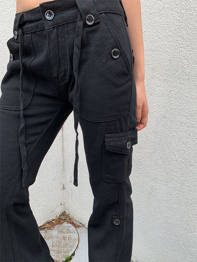 CARGO SLIM BOOTS CUT PANTS (2C)