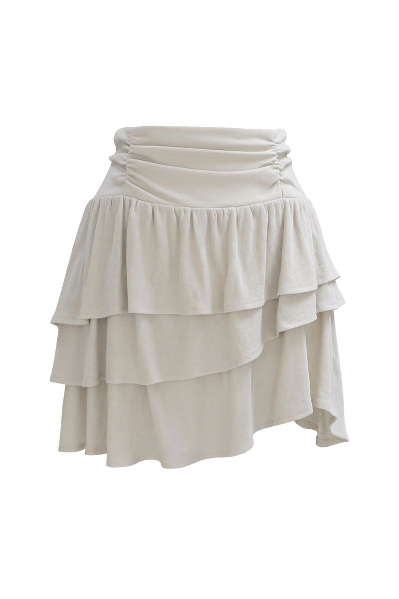 Ariel flare skirt (beige)