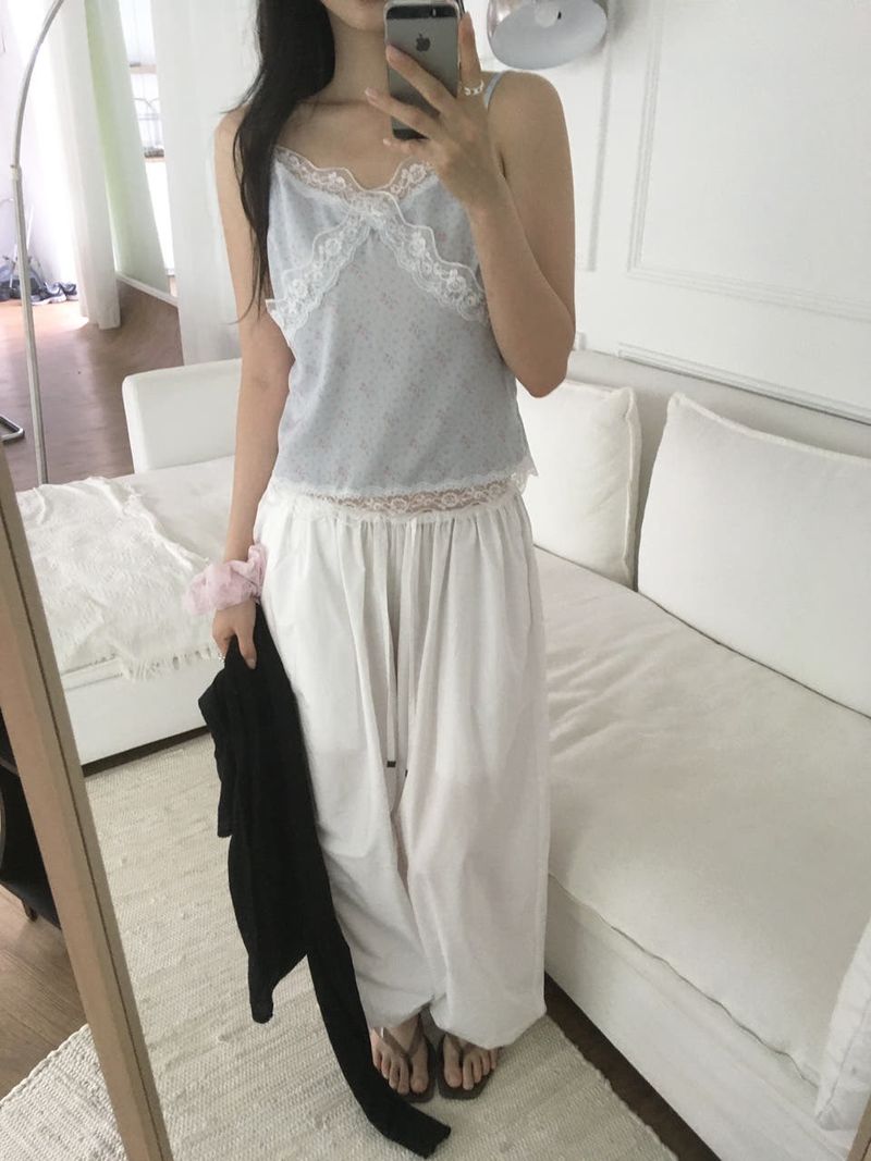 Nylon Aladdin pants