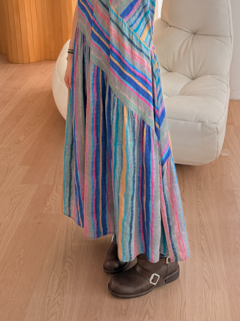 summer vacation long dress