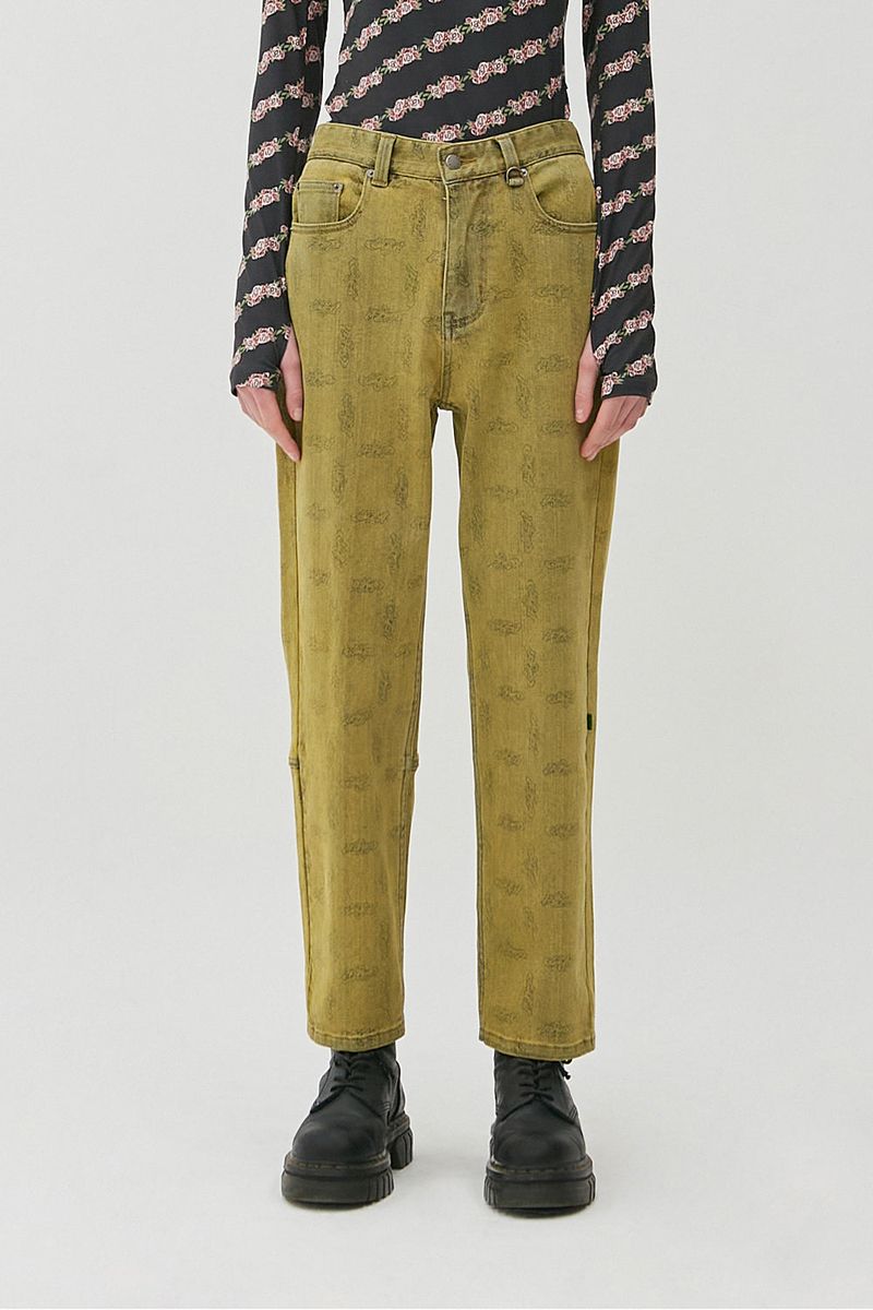 FLIP Denim Pants_Mustard Gold