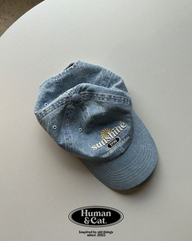 SUNSHINE WASHED DENIM BALL CAP / BLUE