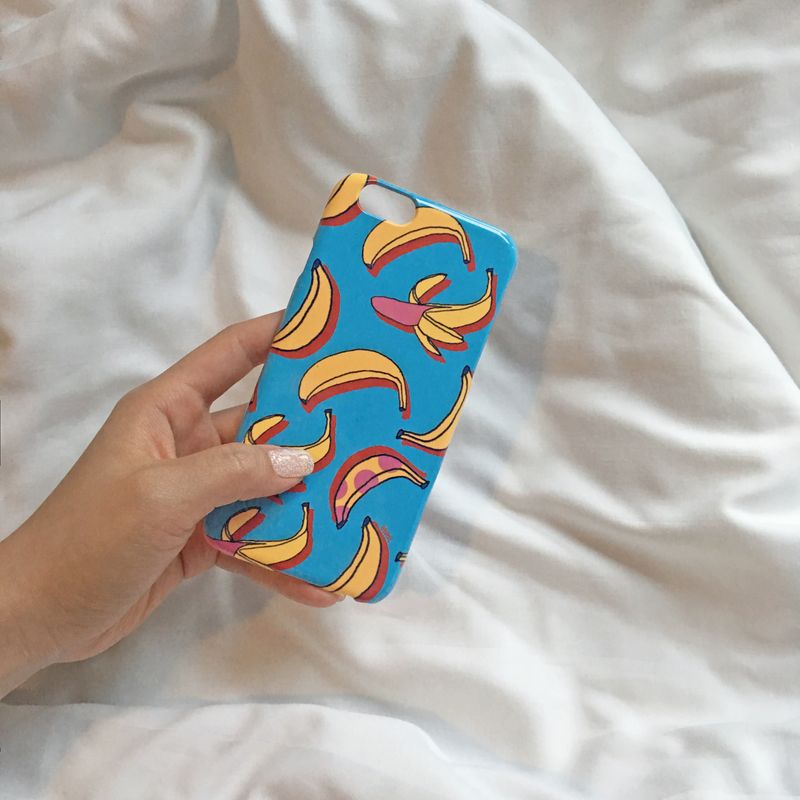 Pink Banana (Galaxy) Glossy Hard Case