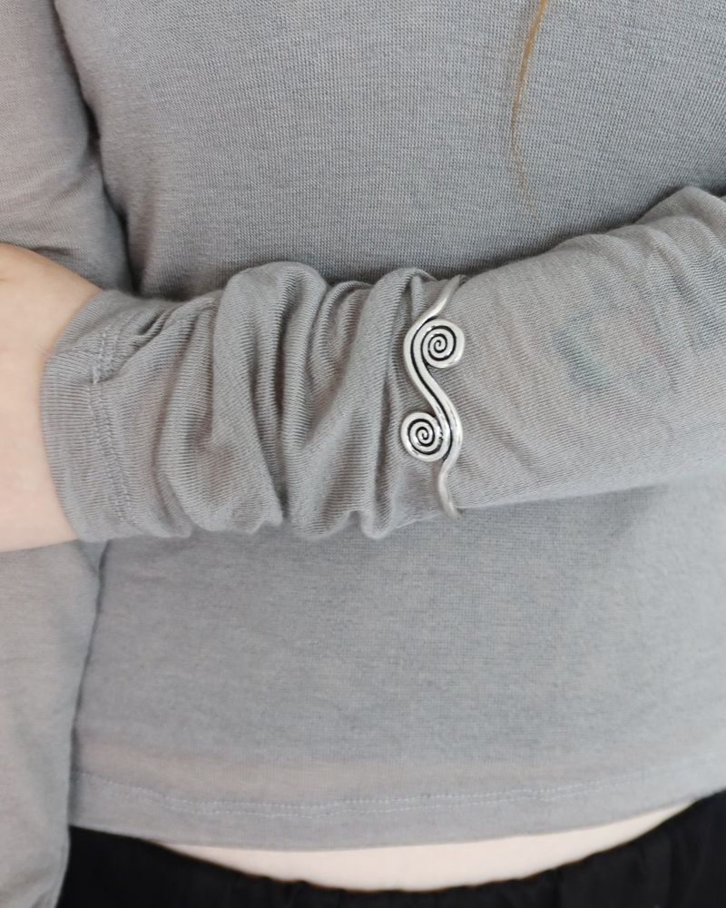 SPIRAL BANGLE BRACELET