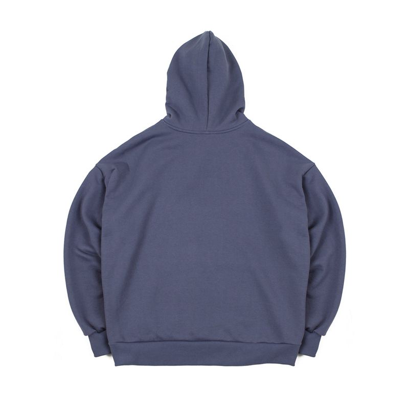EMB LOGO HOODIE dark blue