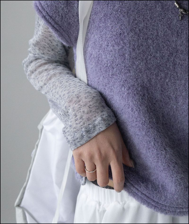Rosy see through long sleeve-t 