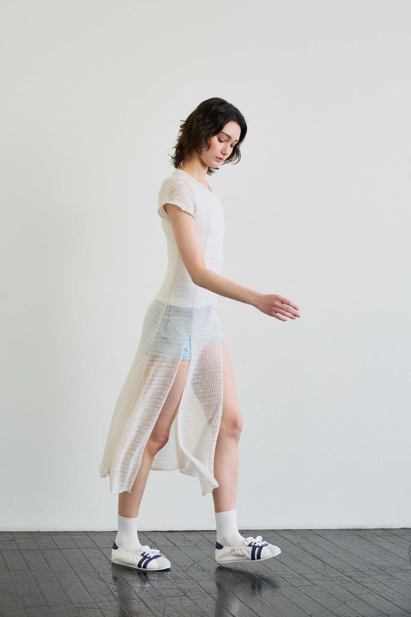 WITTY KNIT ONE-PIECE / IVORY