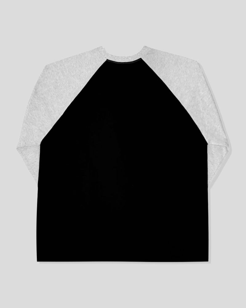 Poster Color Block Raglan Long Sleeve