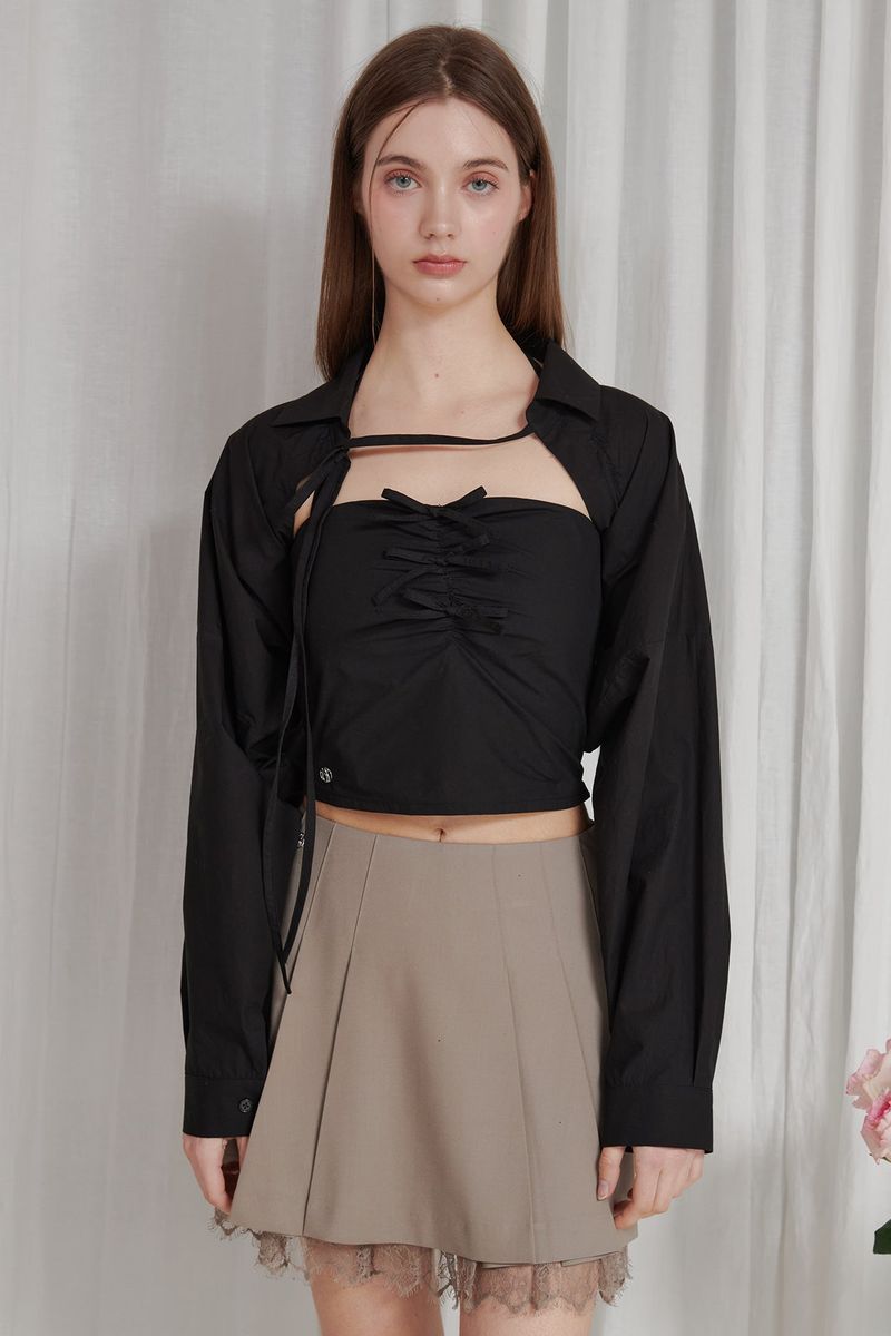 LYNN MINI SKIRT brown