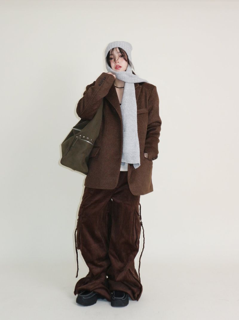 Winter Alpaca Formal Single Jacket (Wool Jacket) (Lining 2 Ounces)