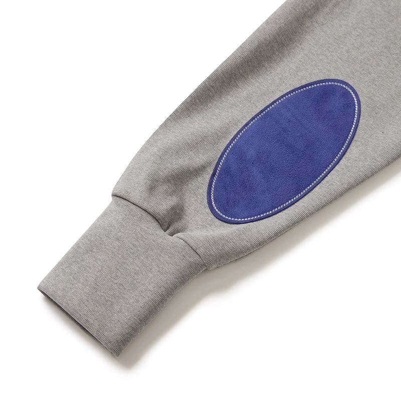 Writer hooded zip-up / Melange gray