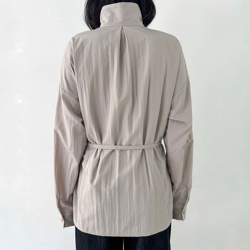 String High Neck Shirt -3colors