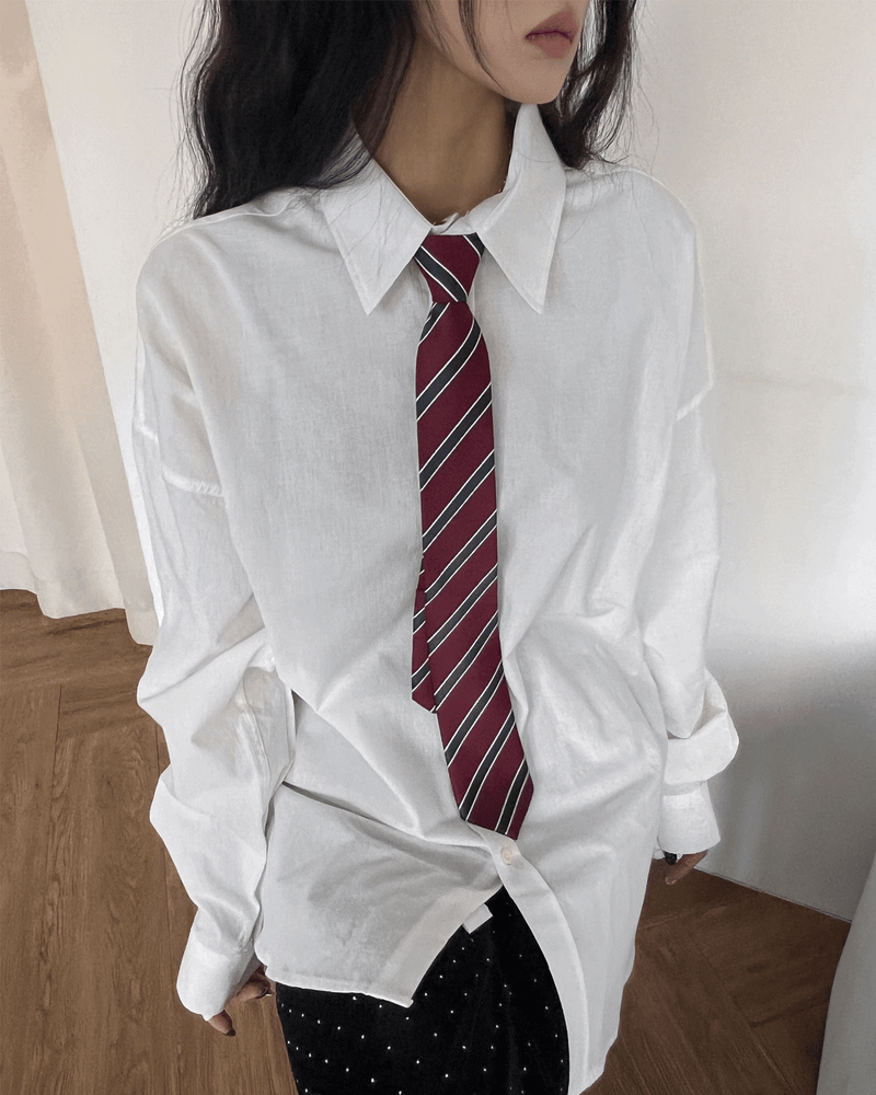 GUSTA（グスタ）の「[UNISEX] Minimal overfit cotton long sleeve shirt (7 colors)（Tops）」