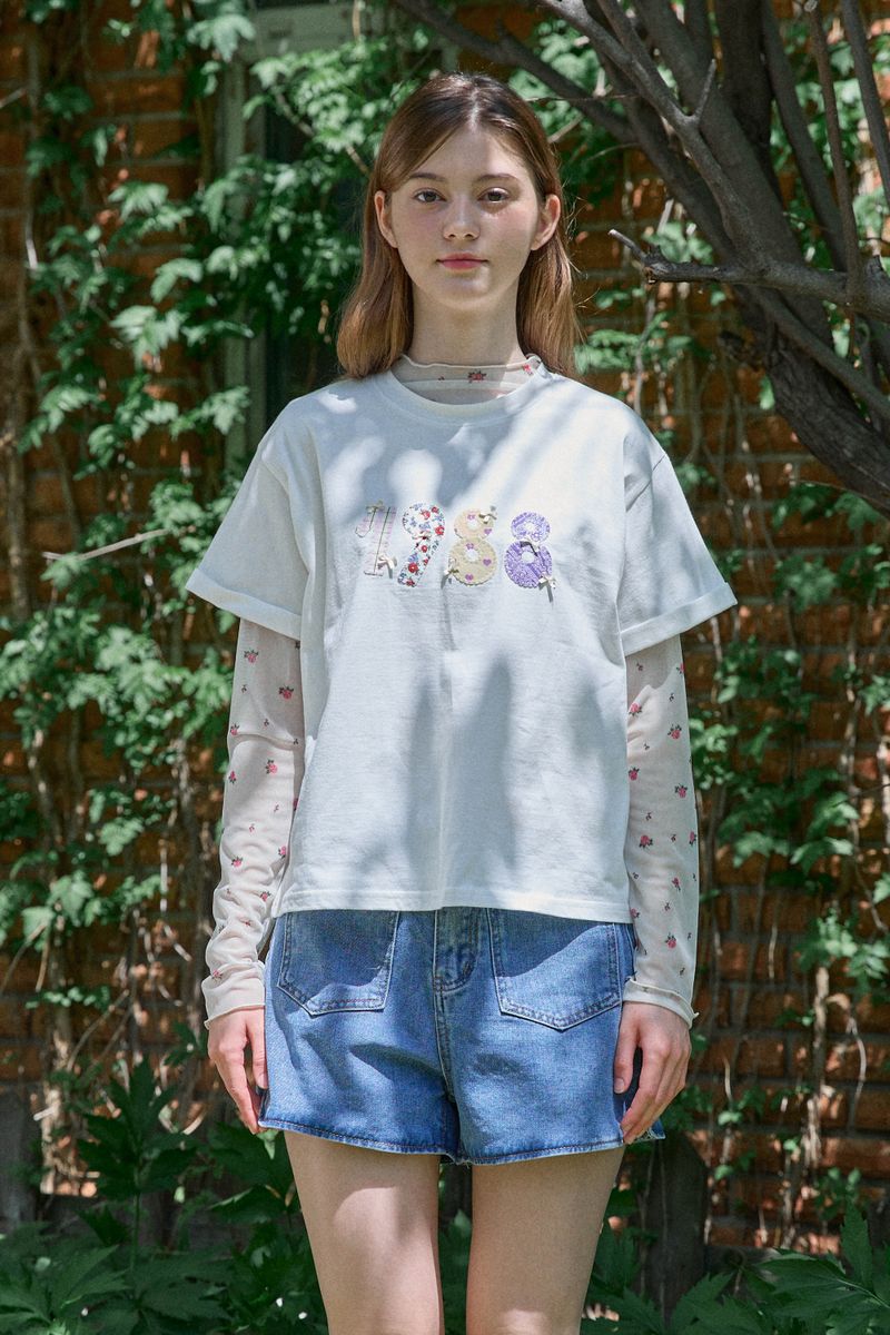 VINTAGE APPLIQUE TS