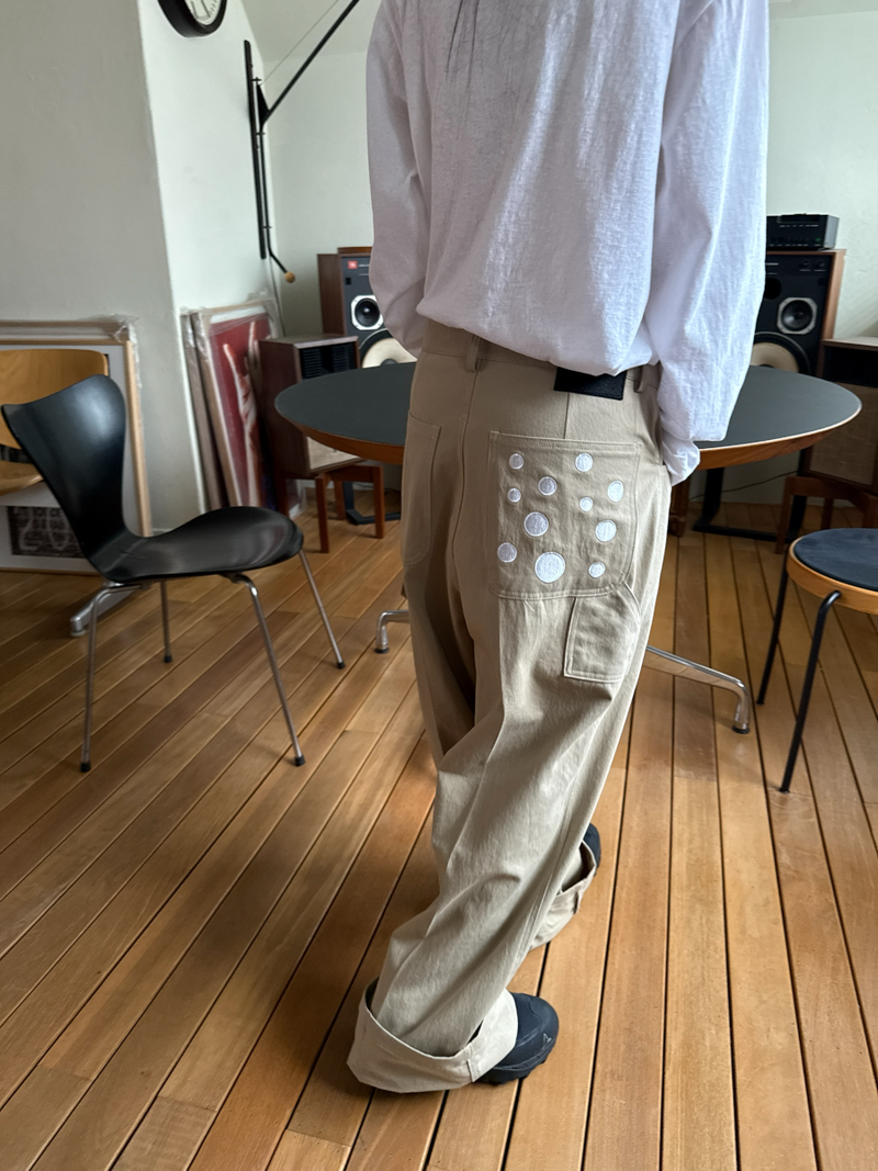 dot pocket pants