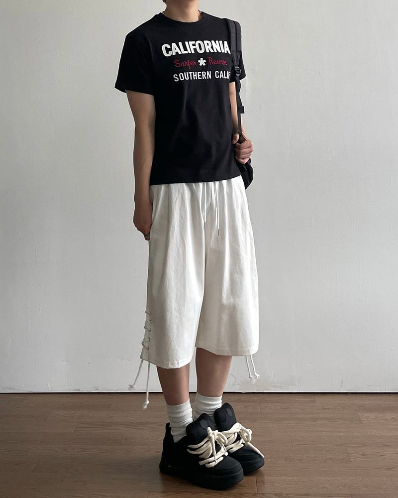 Cali Embroidery Short Sleeve Tee