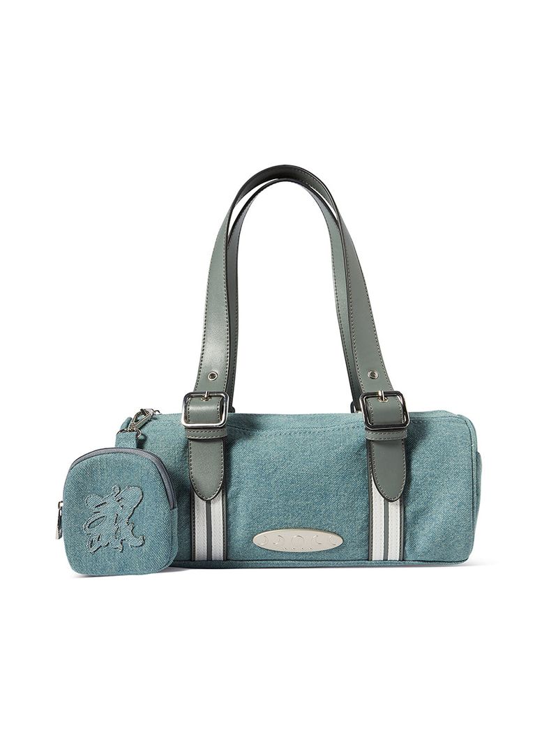 P.O.M POUCH CIRCULAR BAG (DENIM)