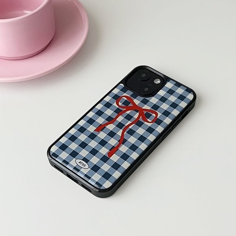 red ribbon epoxy bumper case