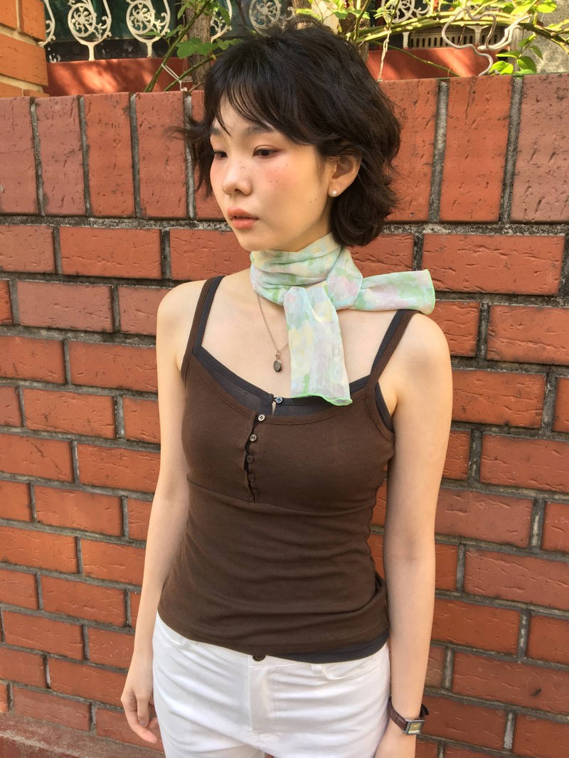 Misty Bloom scarf (2color)