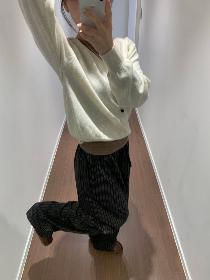 Foy Stripe Slacks(2color)