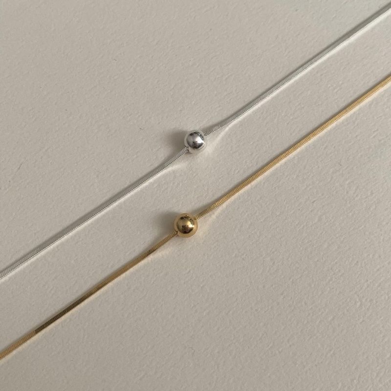 dearmerry（ディアメリー）の「(silver925) シルキーボールネックレス *silver（アクセサリー）」