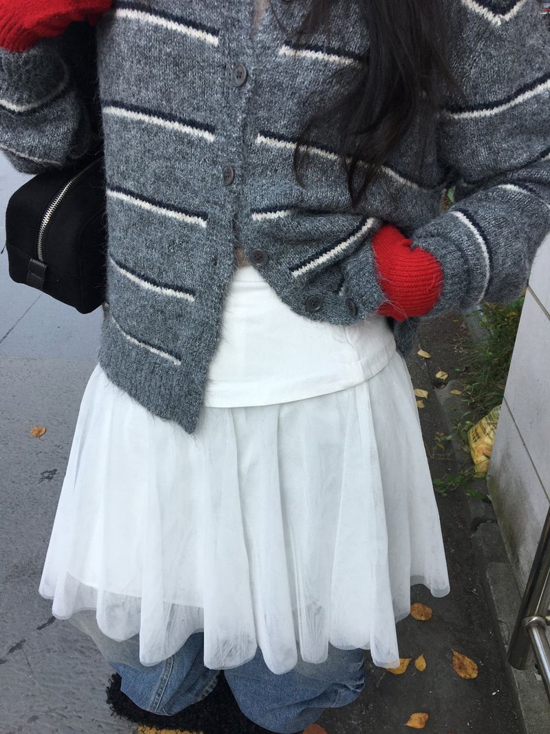 Le Sheer Layered Skirt (1color)