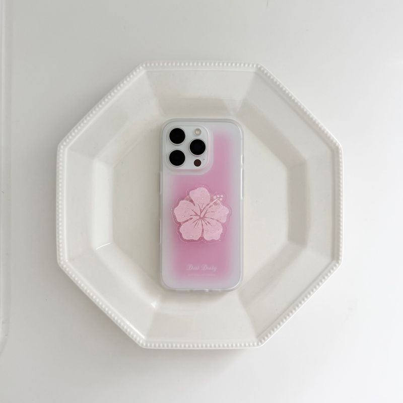  [반투명] pink syrup case