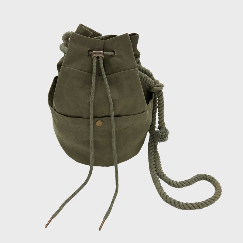 Sserpe（セルぺ）の「Waxed Cotton Hippie Bag Khaki（Bags）」