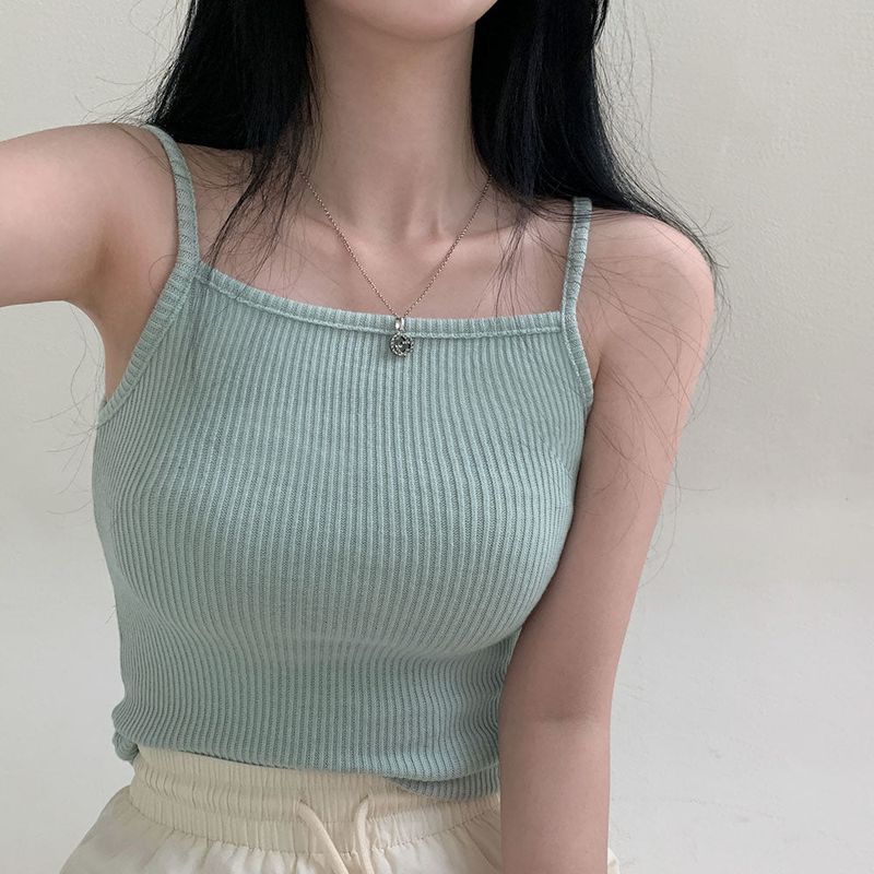 [BELLIDE MADE] CASTERA RIB KNIT CAMISOLE