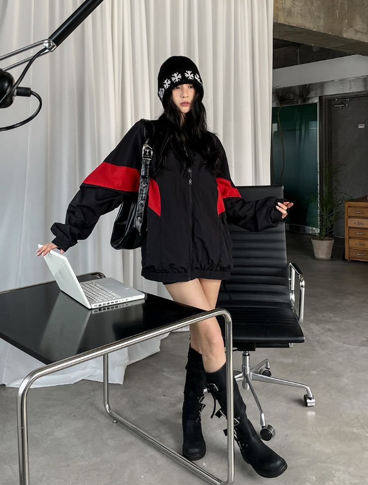 Kanso nylon track jacket