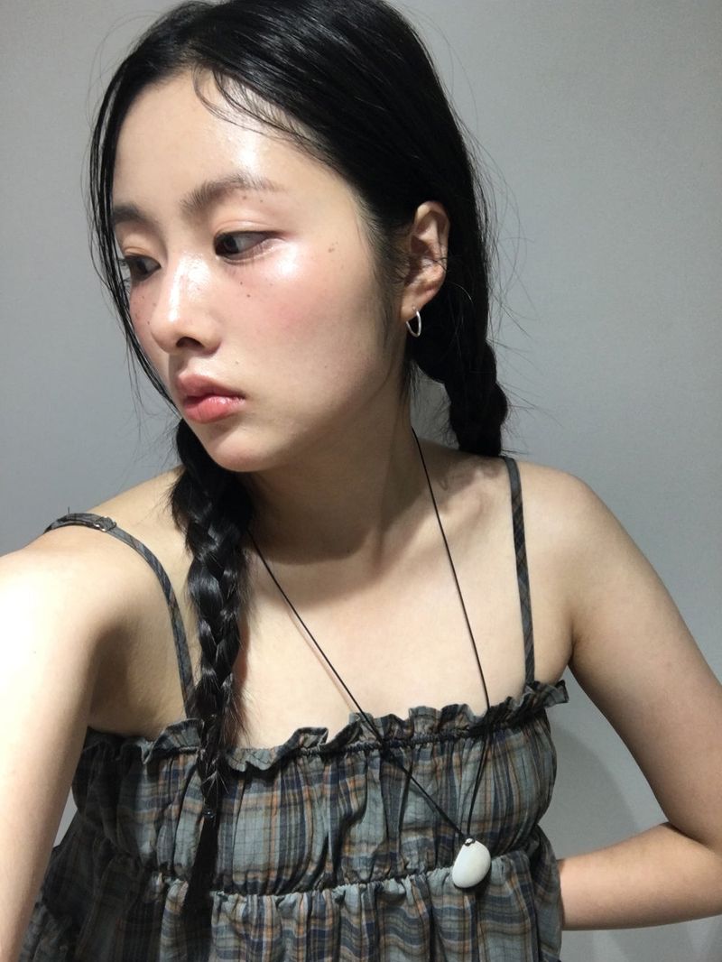 Homaika round cut necklace (2color)