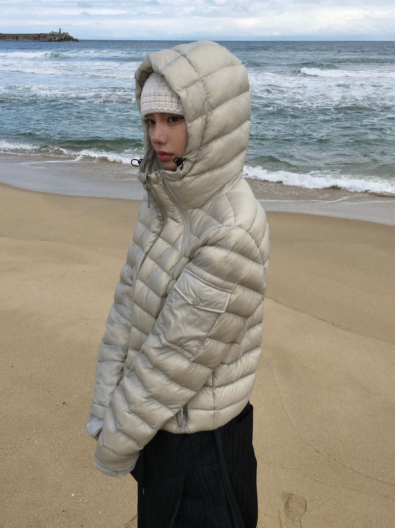 [Fill Power 600] Atomic Premium Down Hood Lightweight Padding (4c)
