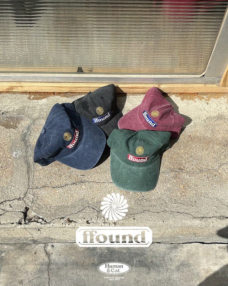 FFOUND3 STONE WASHED BALL CAP / GREEN