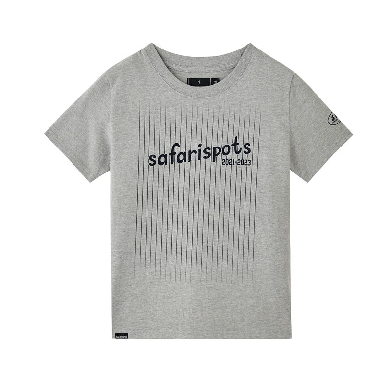 1/2 SAFARISPOTS MAGAZINE TEE (GRAY)
