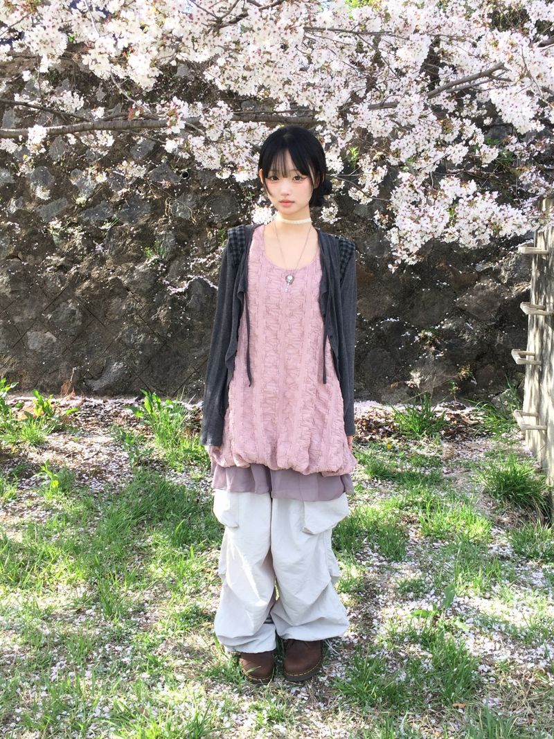 ner.ui.bin（ノエビン）の「チューリップ シフォン ドレス（ワンピース/ドレス）」