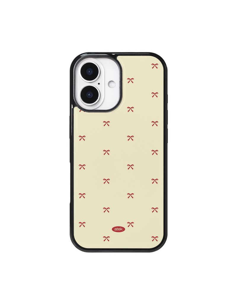 ATEK（アテック）の「バターリボンパターンMagsafeカードハードケース（スマホグッズ/小物）」