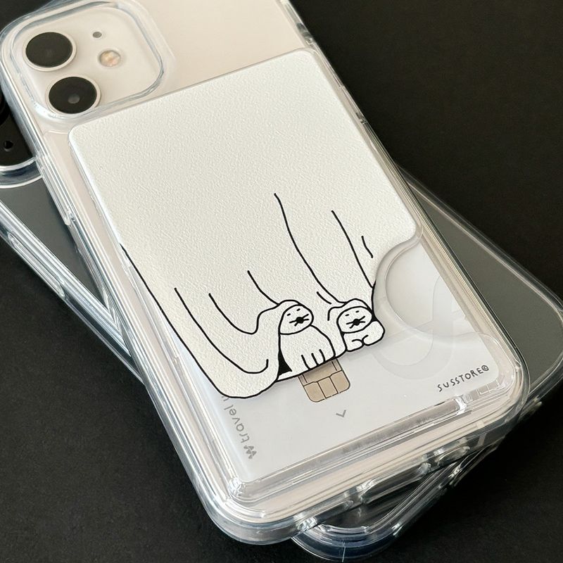 [MagSafe card wallet]ザキャットザッツビケイムアナン