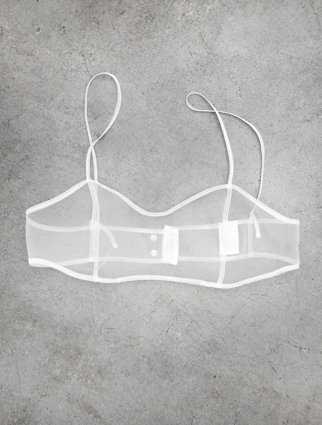 Aren Organza See-through Bustier