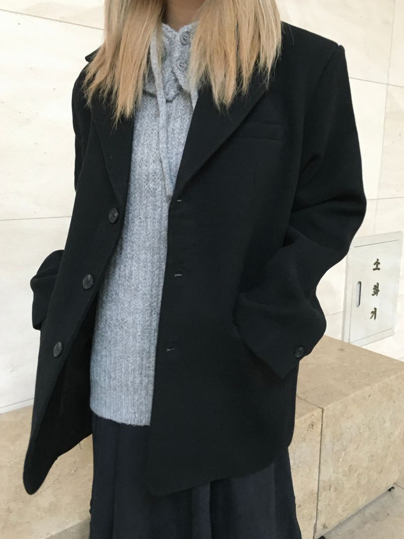 Blanc Winter Overfit Blazer (3c)