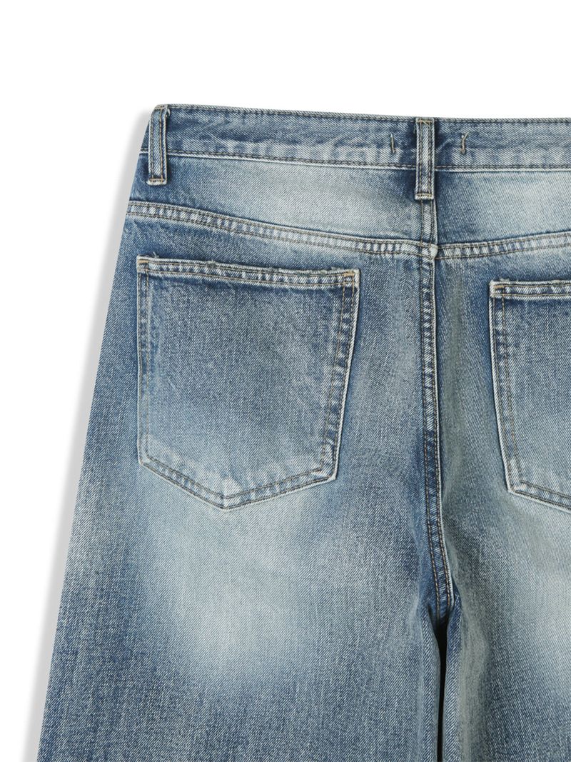 Milk Semi-Wide Denim Pants