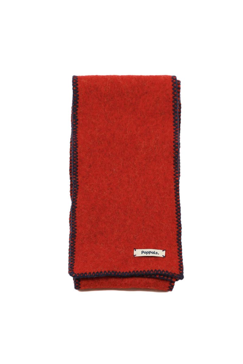POPPALS（ポップパルズ）の「Stitch Wool Muffler [Red]（Fashion Accessories）」