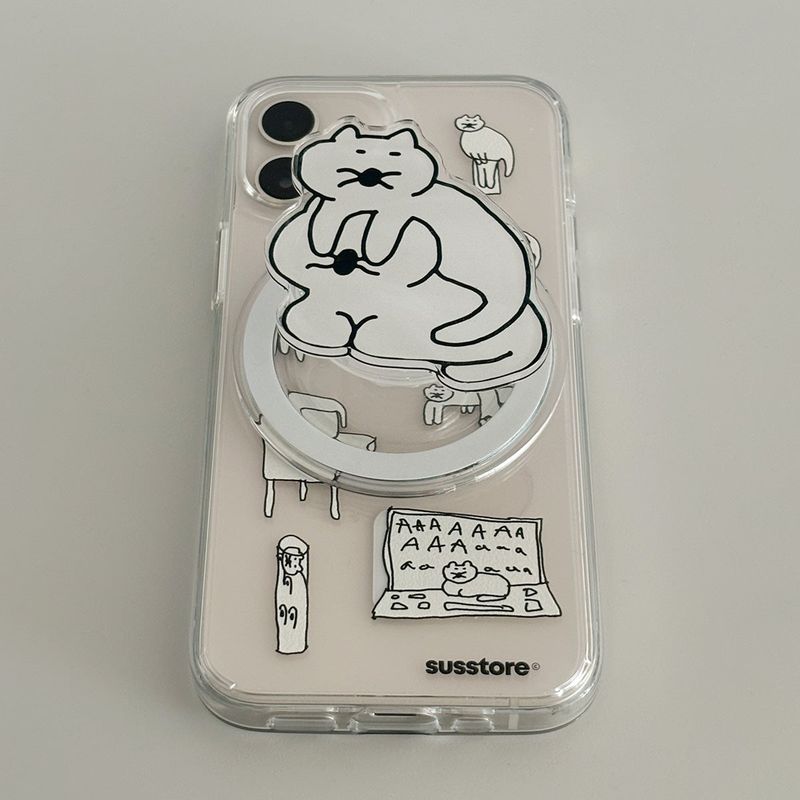 [MagSafe phone case] An unknown cat phone case